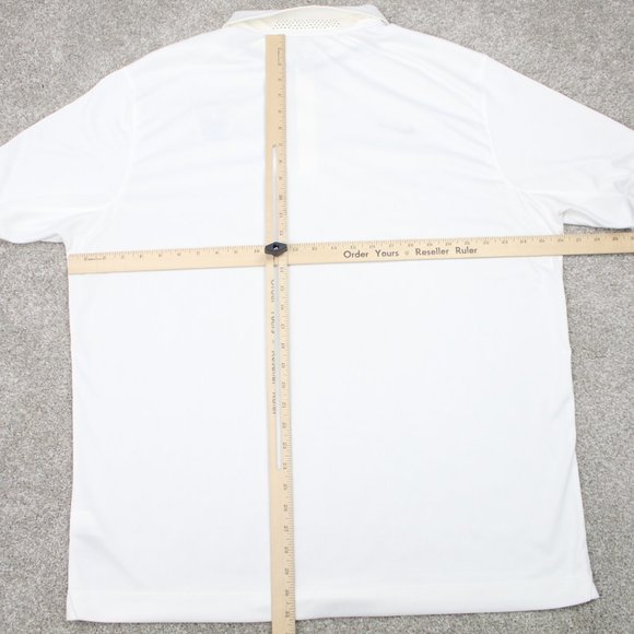 Nike Villanova Polo Shirt Mens 2XL White Villanova Dri-Fit Short Sleeve Pullover - Picture 8 of 10